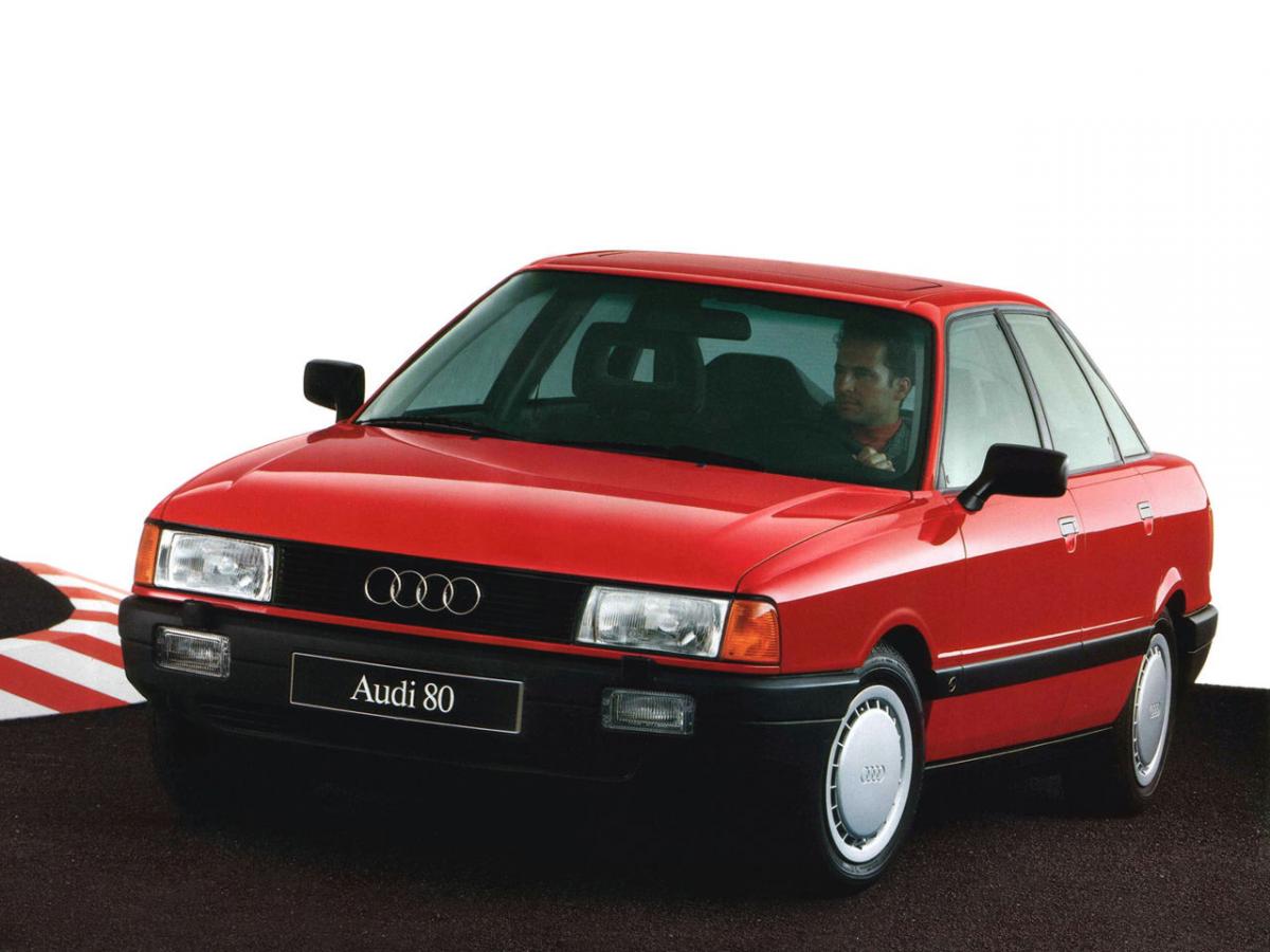 Каталог автомобилей Audi 80 80 IV (B3) Седан, 1.6d MT (54 л.с.). Характеристики,