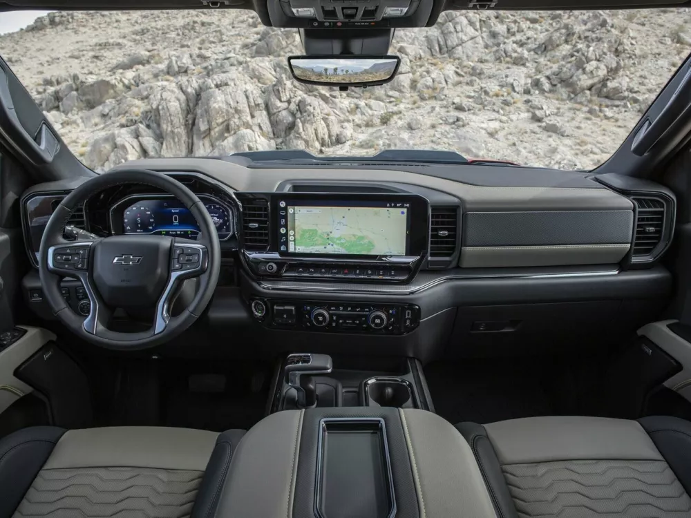 Автомобиль Chevrolet Silverado IV (T1XX) Рестайлинг Пикап Двойная кабина ZR2