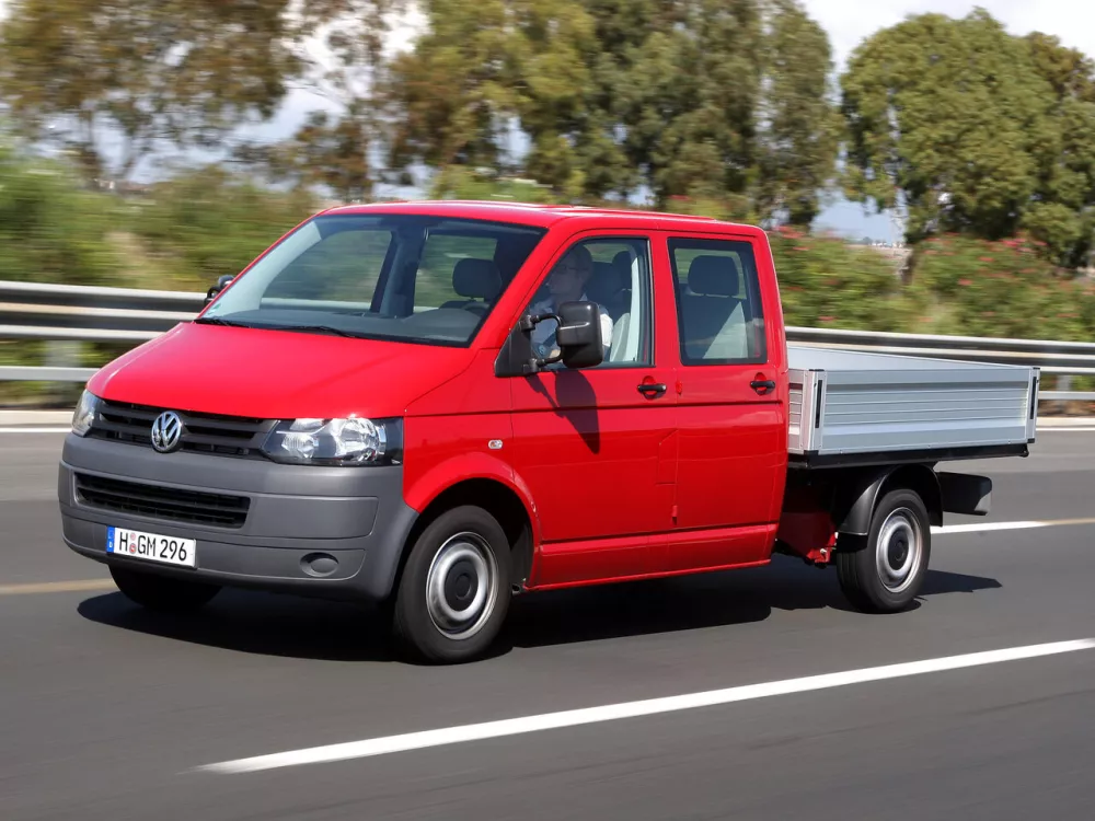 Автомобиль Volkswagen Transporter T5 Рестайлинг Пикап Двойная кабина