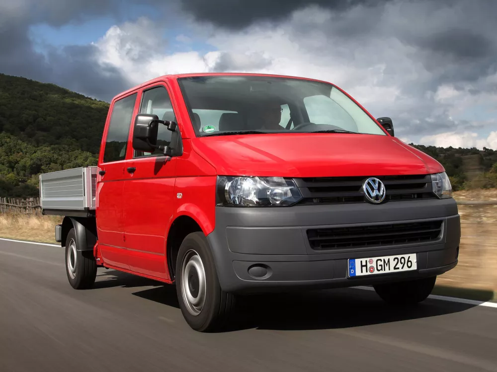 Автомобиль Volkswagen Transporter T5 Рестайлинг Пикап Двойная кабина