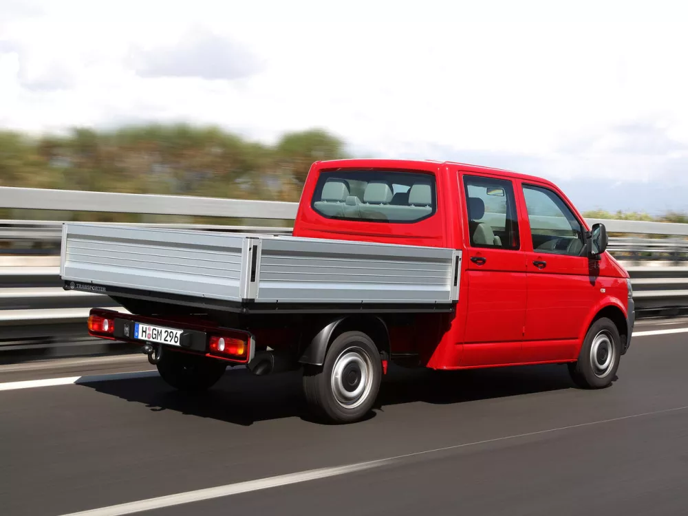 Автомобиль Volkswagen Transporter T5 Рестайлинг Пикап Двойная кабина