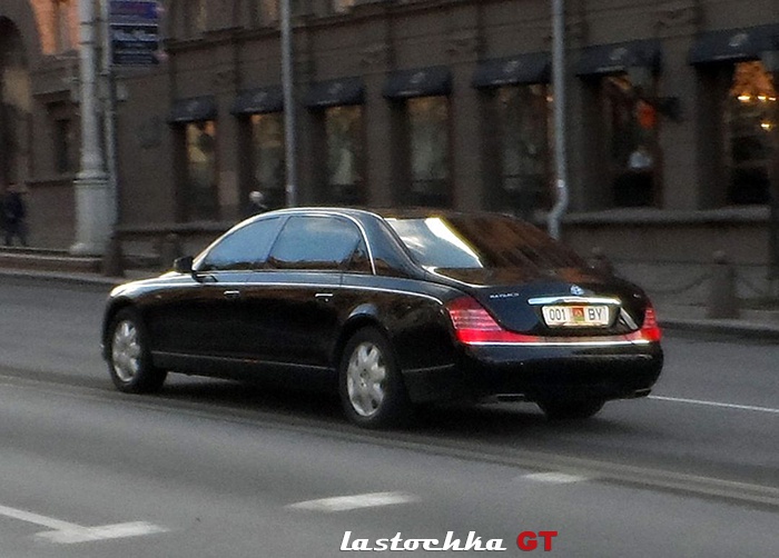 Maybach 62 Александра Лукашенко